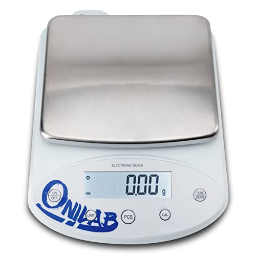 ONiLAB Analytical Balance, 5000g x 0.01g Digital Lab Scale - size: 5000g, 0.01g