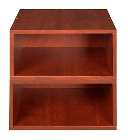 Niche Cubo Storage Set of of Half Size Cubes, Set of 2, Cherry - color: Cherry, size: Set of 2