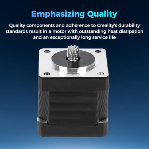 Creality Official Ender 3 V4 Extruder Motor, 35-33 E-Axis High-Torque Extruder Stepper Motor with 12-Teeth Gear Extrusion for Ender 3 V4 3D Printer - style: Extruder Motor