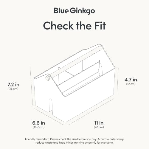 BLUE GINKGO Storage Basket, Medium 4.5L, White, Made in Korea - color: WHITE, size: Medium