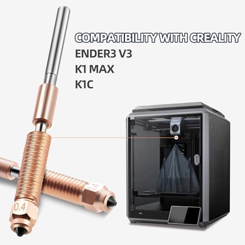 5Aplusreprap Ender 3 V3/Plus Nozzle, Unicorn Quick-Swap 0.6MM Nozzles Kit - style: 0.6mm