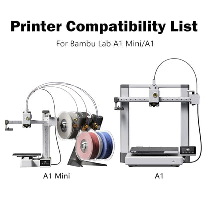 2‑Pack 0.4mm A1 Mini/A1/A2L Hardened Steel Hotend Kit for Bambu Lab - size: Silver 0.4mm+0.4mm