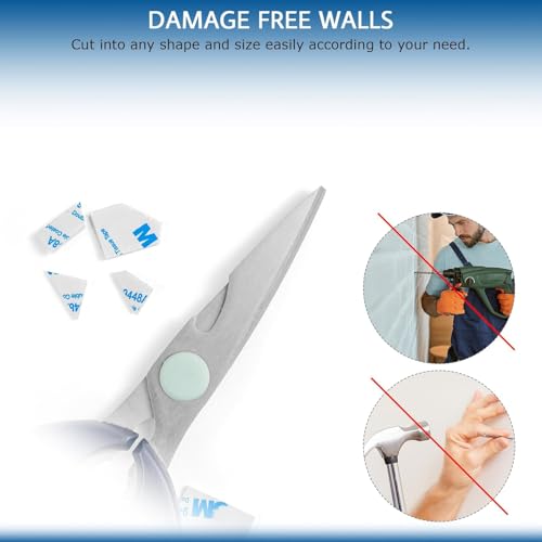 500PCS Double Sided Foam Tape, Super-Sticky Double Sided Adhesive Pads - size: 500Pack