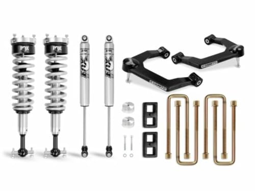 Cognito Motorsports 3-Inch Performance Ball Joint Leveling Lift Kit With FXR PS Coilover 2.0 IFP Shocks Compatible with 2019-2024 Silverado/Sierra 1500 2WD/4WD, 210-P0879