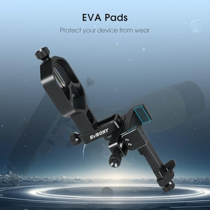 SVBONY SV214 Pro Universal Phone Adapter for Telescope, Spotting Scope Binoculars, 3-Axis Adjustable Phone Holder Bundle with 4mm Telescope Eyepiece Wide Angle, for Astronomy Mobile Photography
