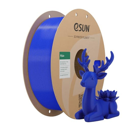 eSUN PLA+ Filament 1.75mm, RGB Blue 3D Printer Filament - color: 1kg-rgb Blue