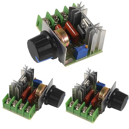 2000W PWM AC Motor Speed Control Module Speed Regulator(3 Pack) - color: 3 Pack