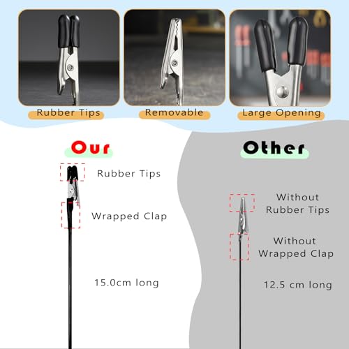 Metal Painting Stand Base Holder, 10 PCS Magnetic Bendable Alligator Clip - color: Silver, size: S