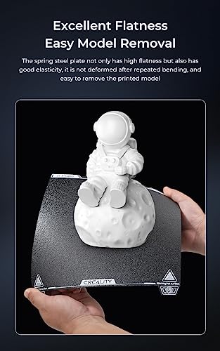 Creality Double-Sided Build Plate Kit 235 * 235mm, 3D Printer Bed Platform for Creality K1/Ender 5 S1/Ender 3/Ender 3 Pro/Ender 3 V2/Ender 3 S1 Pro/Ender 3 Neo, Black - style: K1C PEI Build Plate 235*235mm