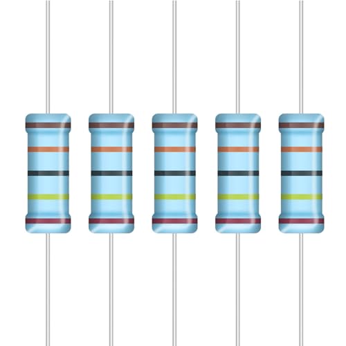 3W Metal Film Resistor Kit from 1 Ohm to 1M Ohm 25 Values 3 Watt 1% Resistors Assortment - style: 3W
