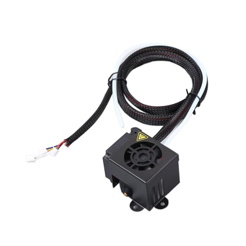 Ender 3 Hotend Upgraded Kit Full Assembled with Nozzles for Ender 3 Ender 3S Ender 3 Pro 3D Printer Parts Replacement 24V 40W Extruder Kit with 1PC Silicone Cover,5PCS 0.4mm Nozzles - style: Ender 3/Ender 3 Pro