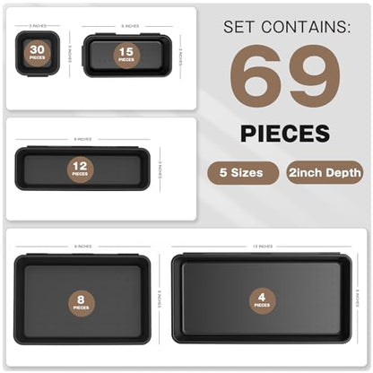 A-LuGei 【𝗠𝗶𝗹𝗶𝘁𝗮𝗿𝘆 Grade】 Tool Box Organizer Garage Organization - size: 69pcs-5 Size