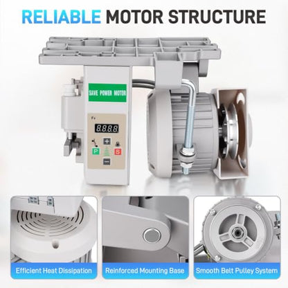 JURPLIX Servo Motor Sewing Machine 750W AC110V 1HP Brushless