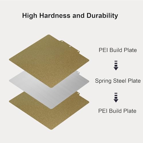 Build Plate 235x235mm for Flashforge Adventurer 5M/5M Pro/AD5X - color: Gold, size: 235X235mm