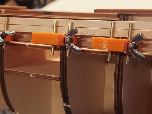 Hull Clamp Set For Model Ship Building (Gray) - color: Gray