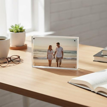 Azar Displays 104433 4x6 Vertical/Horizontal Block Frame - size: 4 in x 6 in Vertical/Horizontal