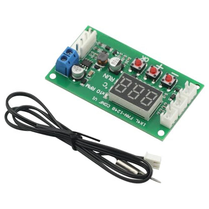 DC 12-48V 5A PWM Motor Fan Speed Controller Temperature Control Digital 4 Wire PWM Driver Module Motor Controller