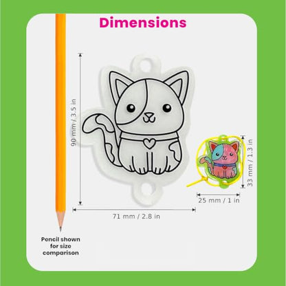 Ooly DIY Shrink Art Bracelet Kit, 24 Pc – BFF - color: BFF Bracelet Kit