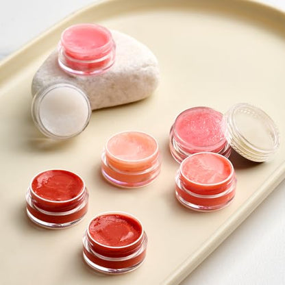 Eternal Moment 50 Pack 3G Sample Containers with Lids Cosmetic Small Jars - color: Clear Lid, size: 0.1 Ounce