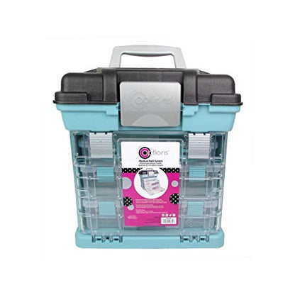 Creative Options 1363-83 Grab N' Go Rack System, Soft Blue,Medium - color: Soft Blue, size: Medium