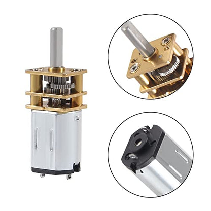 3PCS GA12-N20 N20 12V 100RPM Gear Reducer Motor DC12V N20 Reduction Motor Mini Deceleration Gear Motorfor Robot Wheel DIY Toyst Model, DIY Engine Toys - size: 100RPM, style: 12V