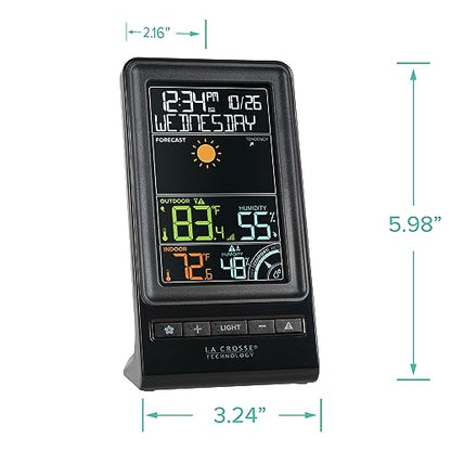 La Crosse Technology 308-1415C Digital Multi-Color Wireless Forecast Station