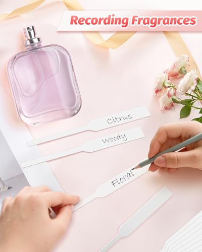 500 Pack Perfume Tester Strips, White Fragrance Blotters for Scent Testing - color: 500 Pieces