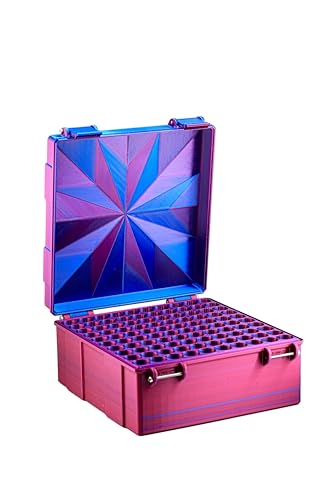 200-Slot 3 ml Vial Case | Clinic & Jumbo Bulk Storage | Organizer for GLP-1, Peptides, Research - color: Black