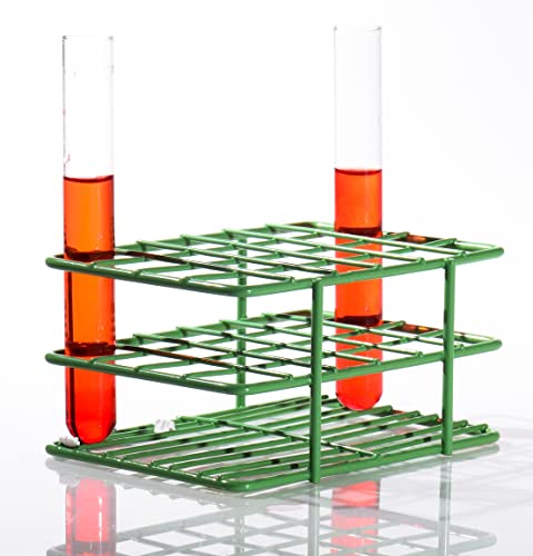 SP Bel-Art Poxygrid “Half-Size” Test Tube Rack; For 13-16mm Tubes, 24 Places, Green (F18788-1600) Made in USA - color: Green, style: 24 Places