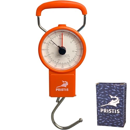 Pristis Fishing Hanging Scale with Tape Measure for Farm Kitchen Luggage