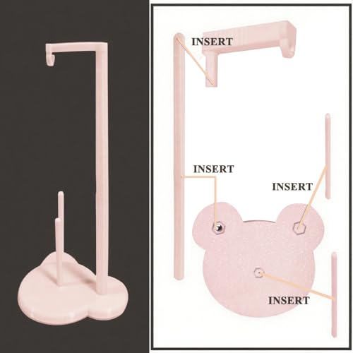 Thread Stand Spool Holder for Sewing Machine Embroidery (Pink) - color: Pink