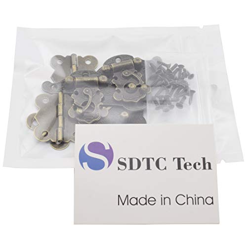 SDTC Tech Retro Design Jewelry Box Hardware Kit (2X Hasp Catch + 4X Hinges) - color: M2B4 KIT