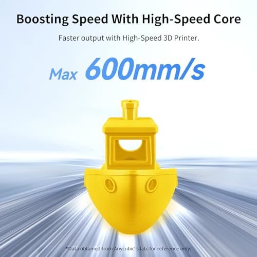 ANYCUBIC High Speed 3D Printer Filament 1.75mm, Print Up to 10X Faster, Rapid PLA Filament with High Prints Quality, Dimensional Accuracy +/- 0.02mm, 1KG Reusable Spool, Vibrant Yellow - color: 1kg Yellow