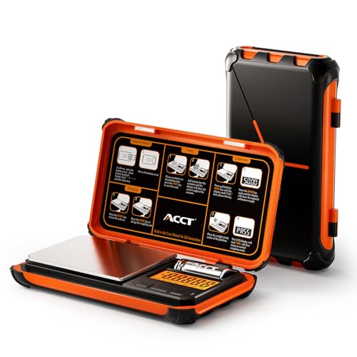 Precision Pocket Scale, 200gx0.01g Jewelry gram Scale - color: Orange