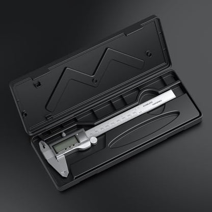 Digital Calipers, Caliper Measuring Tool with Large LCD Screen(6Inch/150mm) - color: Silver