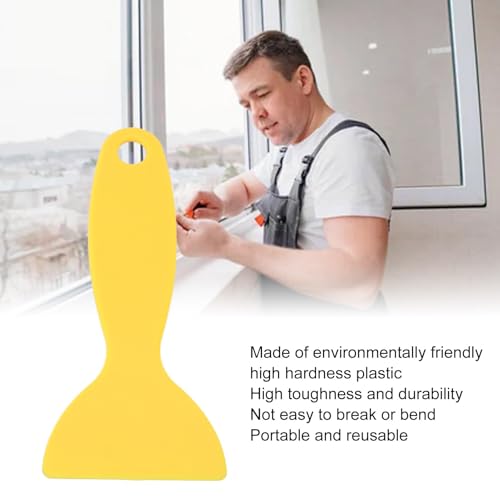 Resin Scraper Set 5 Pack Flexible Rounded Head PVC