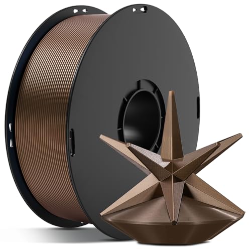 ANYCUBIC Silk Filament, Metal-Like PLA, 1KG Spool, Metal Copper - color: 1kg Metal A-copper