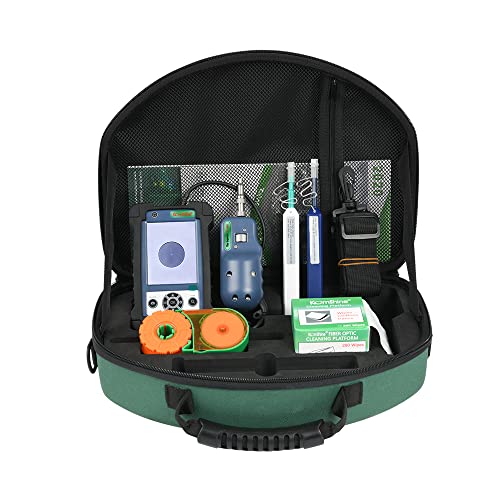 Optic Fiber Cleaning Inspection Probe with 3.5 inch Fiber Microscope Display+2.5mm Universial Male Tip+SC/LC UPC Female Connector+1.25mm/2.5mm Cleaner Pens+Cleaning Cassette - style: KIC-5D