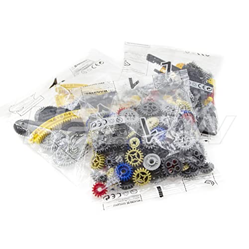 Habow 233pcs Technic Gears Kit, Assorted Gear Set for MOC Technic Building