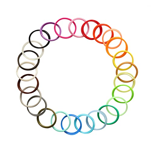 25 Colors 3D Pen PLA Filament Refill, Each Color 10feet, Total 250 Feet DO3D 3D Pen / 3D Printer PLA Refills Sample Pack, Compatible with MYNT3D / SCRIB3D Printing Pen - color: Pla 25 Colors