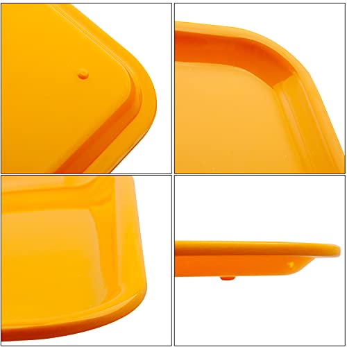 Plastic Art Trays Art and Craft Tray Plastic Tray,5 Pieces Stackable Activity Tray Crafts Organizer Tray Serving Tray Jewelry Tray for DIY Projects, Painting, Beads (12.8 x 10 x 0.7 Inches)