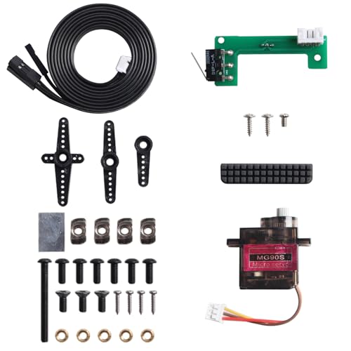 Voron2.4 Blobifier Servo Blob Purge Bucket Kit: FYSETC Upgrade Nozzle Filament Buildup Collector No Printed Parts with Silicone Brush Cleaning Tool for Extrusion Residual on Voron2.4 350 Extruder