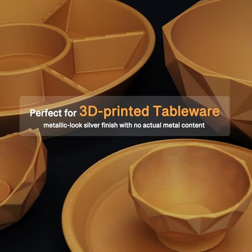 YXPOLYER Food Grade Matte Gold PLA Plus Filament 1.75mm 1kg - color: Gold