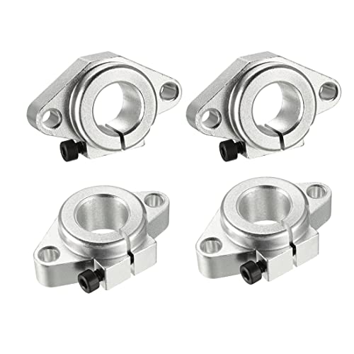 4pcs SHF16 Aluminum Linear Rod Rail Shaft Support 16mm Linear Motion Guides for CNC 3D Printer - size: 16mm, style: SHF