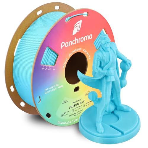 Polymaker Panchroma Celestial PLA Filament 1.75mm for 3D Printer, Blue - color: Celestial Blue
