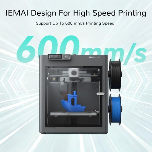 IEMAI High Speed PETG 3D Printer Filament 1.75mm, 300mm/s, 1kg, Gray - color: Gray