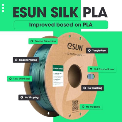 eSUN Silk PLA 3D Printer Filament 1.75mm Universe Colorful Filament - color: Universe
