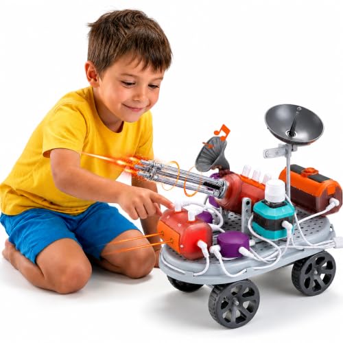 Science Kits for Kids - STEM Kits for Kids, Electronics & Circuits Exploration, 110 Projects, 210 Circuit Parts, Hands-on STEM Educational Toy Gifts for Kid Boys Girls Ages 5 6 7 8 9 10 11 12 13