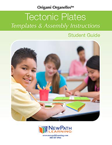 NewPath Learning Tectonics Plates 3-D Paper Model Making Kit, Set/5 Full-Color, Paper Model Templates & Teacher Guide (24-7815)