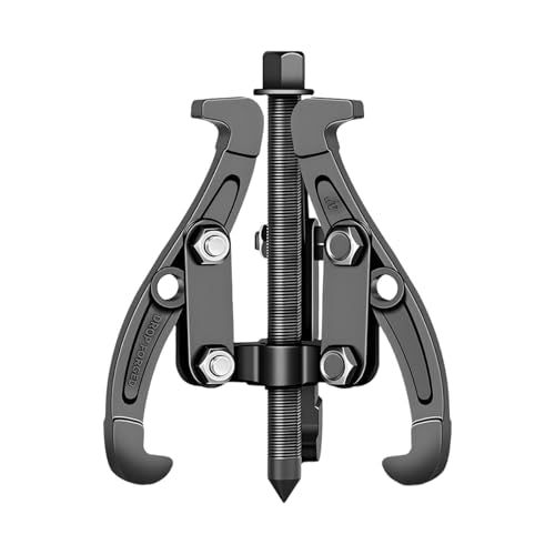 3 Jaw Car Inner Bearing Puller, Automotive Pilot Bearing Wheel Gear Puller with Reversible Jaws, Heavy Duty Vehicle Gear Extractor Pulley Tool Accessories, Universal Fit (4Inch) - size: 4Inch